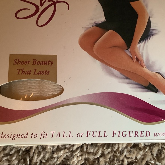 Just My Size by Leggs lasting sheer pantyhose, color ivory, size: 2X - Picture 2 of 12